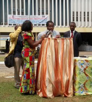 Laboratoire Central Veterinaire speech in DRC Nov 2012 cropped